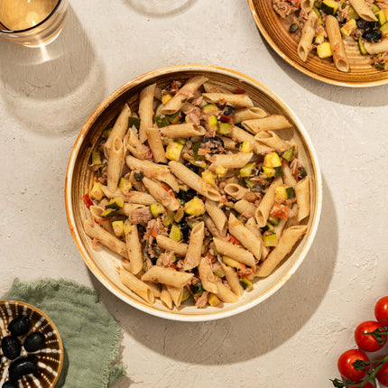Gezonde maaltijd thuisbezorgd Den Haag Delft Leiden Rotterdam Sport Meal penne courgette