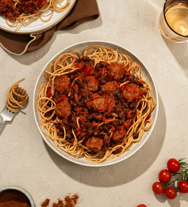 Gezonde maaltijd thuisbezorgd Den Haag Delft Leiden Rotterdam Sport Meal spaghetti bal gehakt