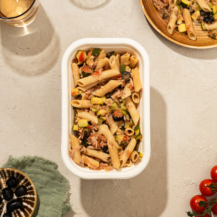 Verse maaltijd thuisbezorgd Den Haag Delft Leiden Rotterdam Sport Meal pasta courgette